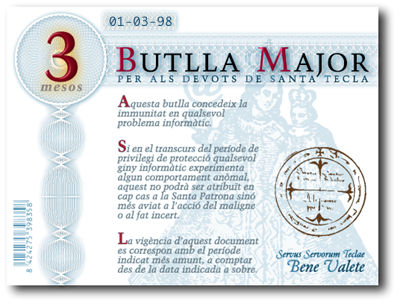 Butlla de tres mesos